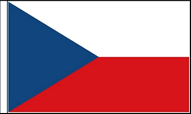 Czech Republic Table Flags